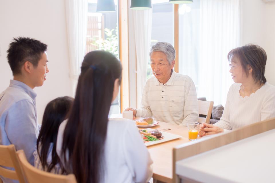 二世帯家族の画像